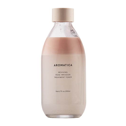 Aromatica Reviving Rose Infusion Treatment Toner Revitalizing Toner with Rose Extract